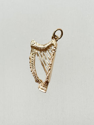 Harp Pendant | Diamond Chain | 9ct Gold | 18–20-Inch | 1.95g