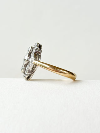 Art Deco Style CZ Ring | 9ct Gold | Size O | 5.30g