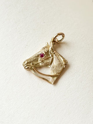 Horse Pendant | 9ct Gold | 17mm × 17mm