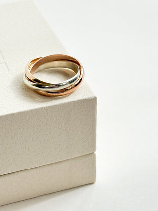 Russian Wedding Band Ring | 9ct Gold | Size O | 5.05g