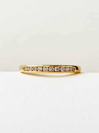 Diamond Band Ring 0.15ct | 18ct Gold | Size N | 2.12g