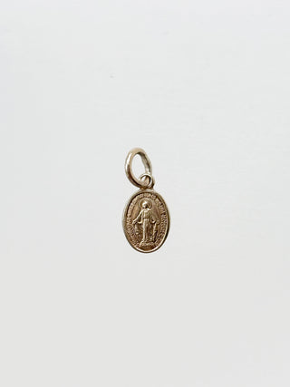 Tiny Miraculous Medal Pendant | 9ct Gold | 0.35g
