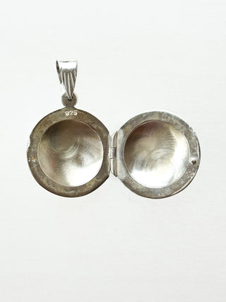 Circle Locket  | 925 Silver | 18–20-Inch Silver Chain | 3.82g