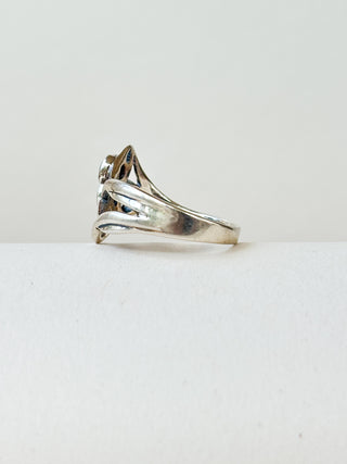 Topaz Celtic Ring | 925 Silver | Size M | 3.19g