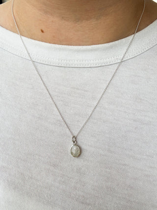 Mother of Pearl Pendant | 925 Silver | 0.75g
