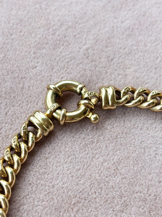 Curb Link Bracelet | 9ct Gold | 9.38g | 8.66in