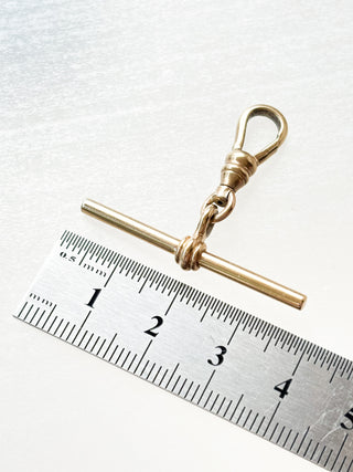 T-Bar with Swivel | Cable Link Chain | 9ct Gold | 4.05g