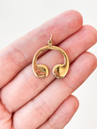 Celtic Torc Pendant | 9ct Gold | 18-Inch Fine Cable Link Chain | 2.46g