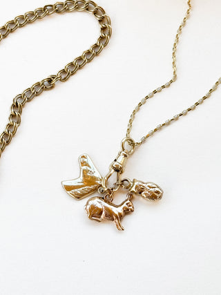 Med Charm Necklace | 9ct | 18inch med | 2.92g total