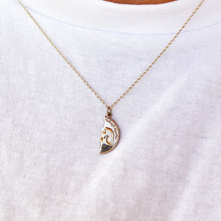 Always Together whilst apart Pendant | 9ct Gold | 18-Inch Fine Cable Link Chain | 3.2g