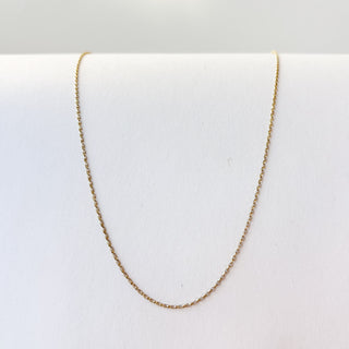Fine cable link chain | 9ct | 18inch | 1g