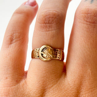 Belt Ring | 9ct Gold | Size N | 1.9g