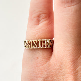Sister Ring | 9ct Gold | Size J | 1.48g