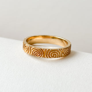Spiral Ring | 14ct Gold | Size O | 3.7g