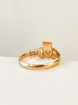 Small Irish Claddagh Ring | 9ct Gold | 1.25g | Size L