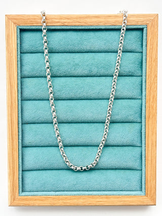 Silver Cable Link Chain | 925 Silver | 24.00g | 20inches