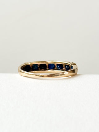 Sapphire Eternity Ring | 9ct Gold | Size N | 1.92g