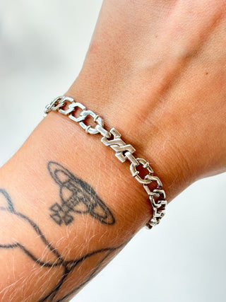 Cuban-Style Link Bracelet | Sterling Silver | 16.30g