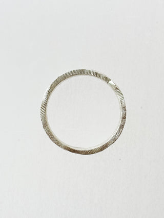 Textured Ring | Silver | Size K | 2.89g