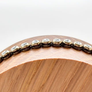 Diamond Tennis Bracelet | 8ct Gold | Round Cut | 6.34g