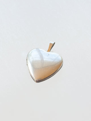 Silver Heart Locket | 925 Silver | 2.15g | 18–20-Inch Silver Cable Link