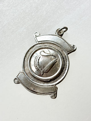 Harp Pendant | Cable Link Chain | 925 Silver | 18–20-Inch | 8.00g