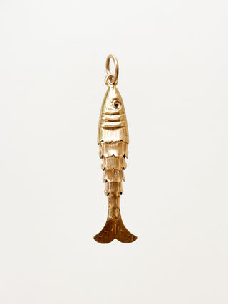 Fish Charm | Diamond Chain | 9ct Gold | 18–20-Inch | 4cm | 1.49g