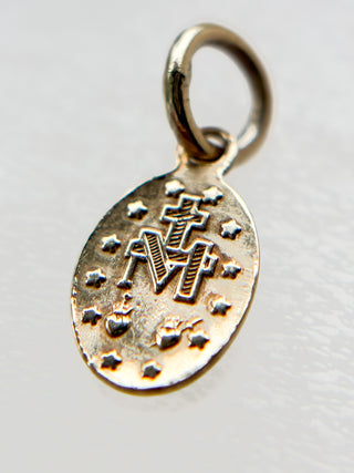 Tiny Miraculous Medal Pendant | 9ct Gold | 0.35g