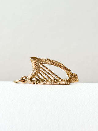 Harp Pendant | Diamond Chain | 9ct Gold | 18–20-Inch | 1.95g