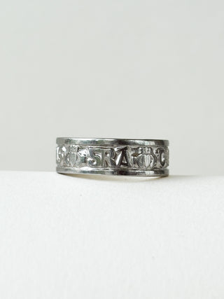 Gaeilge Friendship, Love & Loyalty Ring | 925 Silver | Size L½ | 4.77g