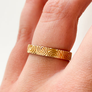 Spiral Ring | 14ct Gold | Size O | 3.7g