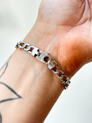 Cuban-Style Link Bracelet | Sterling Silver | 16.30g