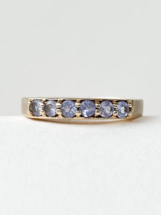 Tanzanite Eternity Ring | 9ct Gold | Size P½ | 2.53g