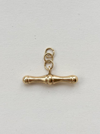 Puffy T-Bar Pendant | 9ct Gold | 25mm | 1.04g by itself