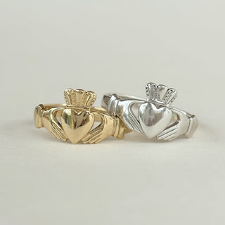 Our First Ever Silver Creation – The Inne Claddagh (Silver), sizes H - P