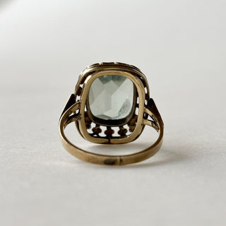 Synthetic Chrysoberyl Ring | 9ct Gold | Size J | 3.32g