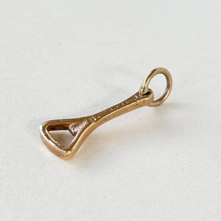 Bottle Opener Pendant 18 inch cable link necklace  | 9ct Gold | 1.76g