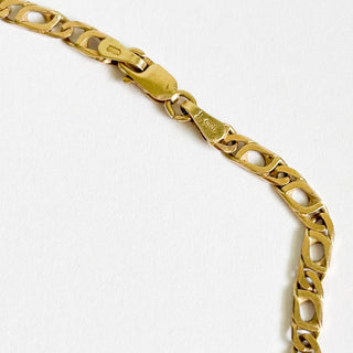 Double Curb Flat Chain – 9ct Gold | 10.17g | 22" inch
