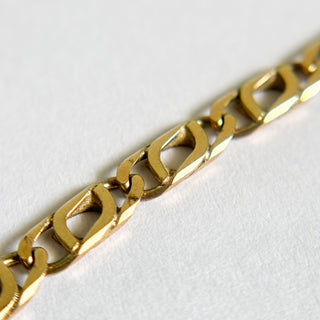 Double Curb Flat Chain – 9ct Gold | 10.17g | 22" inch