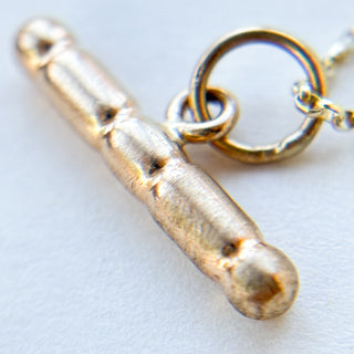Small 90s T-Bar Necklace – 9ct Gold | 1.75g | 18" Fine Cable Link Chain