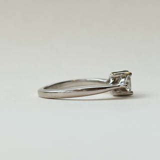 3 Stone Princess and Trillion Cut Ring