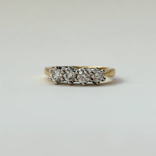 A Timeless Classic – Four-Stone Diamond Eternity Rin