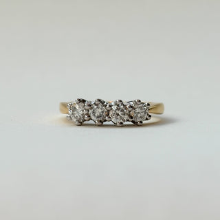 A Timeless Classic – Four-Stone Diamond Eternity Rin