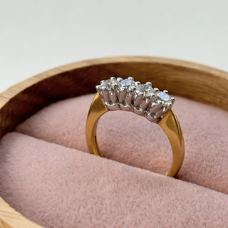 A Timeless Classic – Four-Stone Diamond Eternity Rin