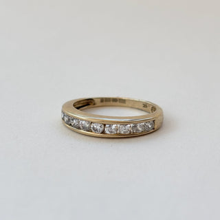 Channel-Set Half Eternity Ring | 9ct Gold | 2g | Size M