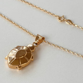 3D Turtle Necklace | 9ct Yellow Gold | 3.4g | 16”