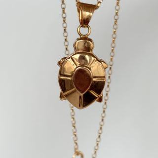 3D Turtle Necklace | 9ct Yellow Gold | 3.4g | 16”