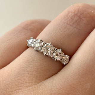 An Eternity Ring of Unmatched Beauty and Craftsmanship Natural Real Diamonds