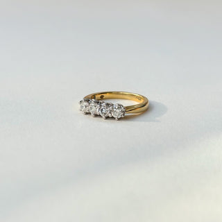 A Timeless Classic – Four-Stone Diamond Eternity Rin