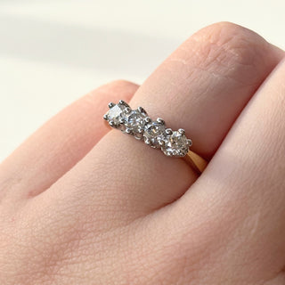 A Timeless Classic – Four-Stone Diamond Eternity Rin